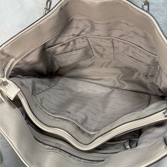 Michael Kors Leather Tote with Chain Straps - Picture 11 of 13